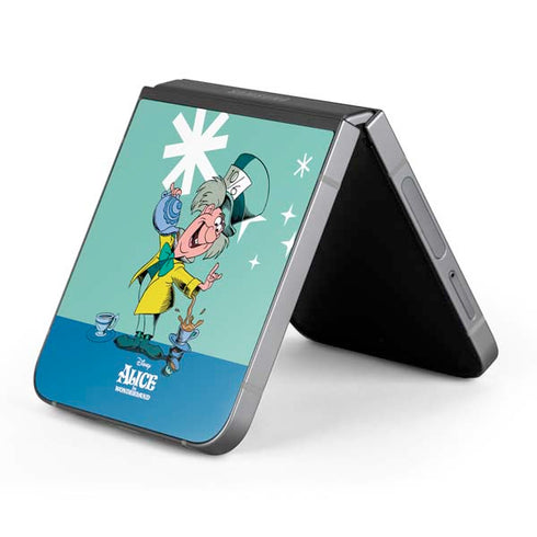 Disney Alice in Wonderland Mad Hatter Tea Party Galaxy Z Flip6 Skin